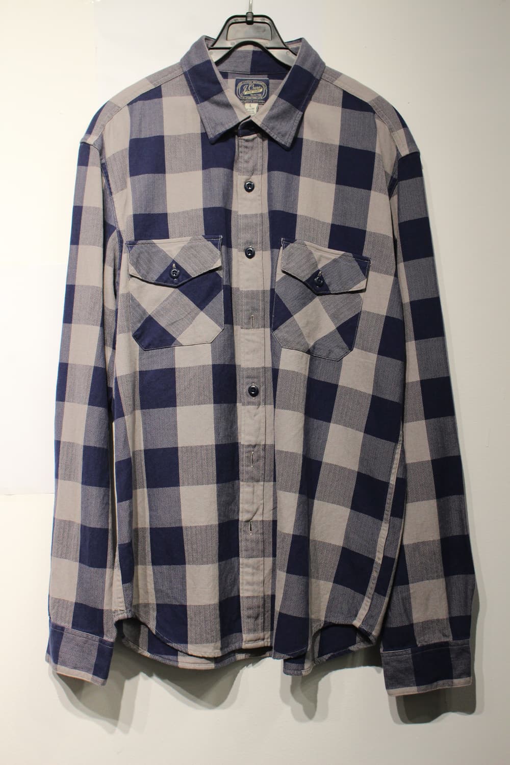 250. 블루 체크 셔츠 상품이미지1