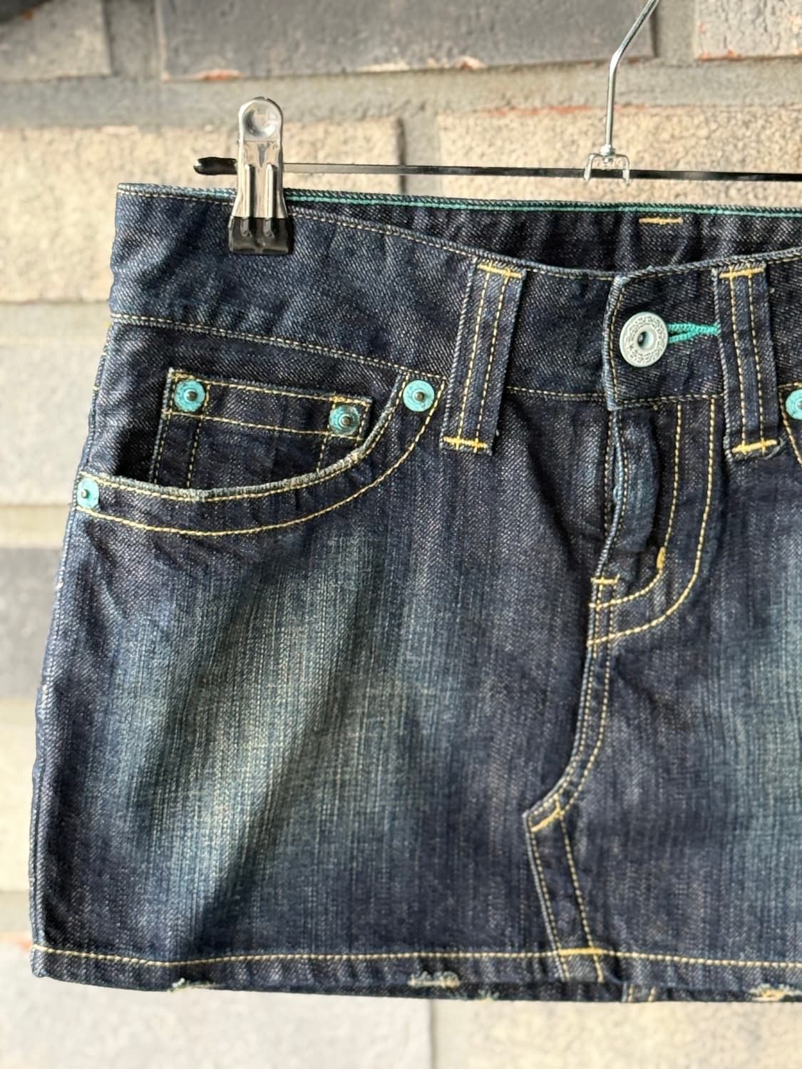 민트스티치 데님스커트 상품이미지2