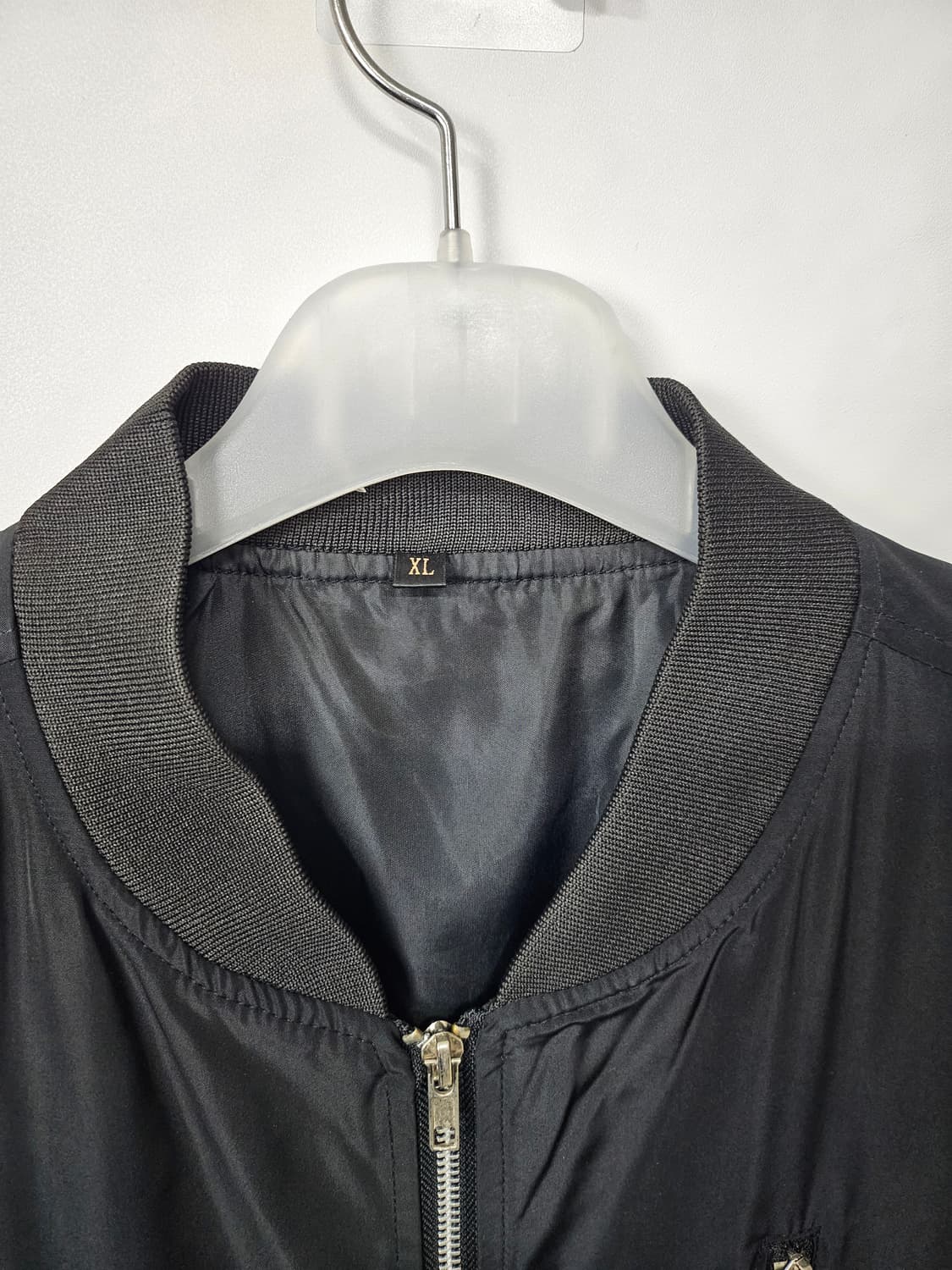 블랙 남성 봄버 자켓 105 XL 상품이미지3