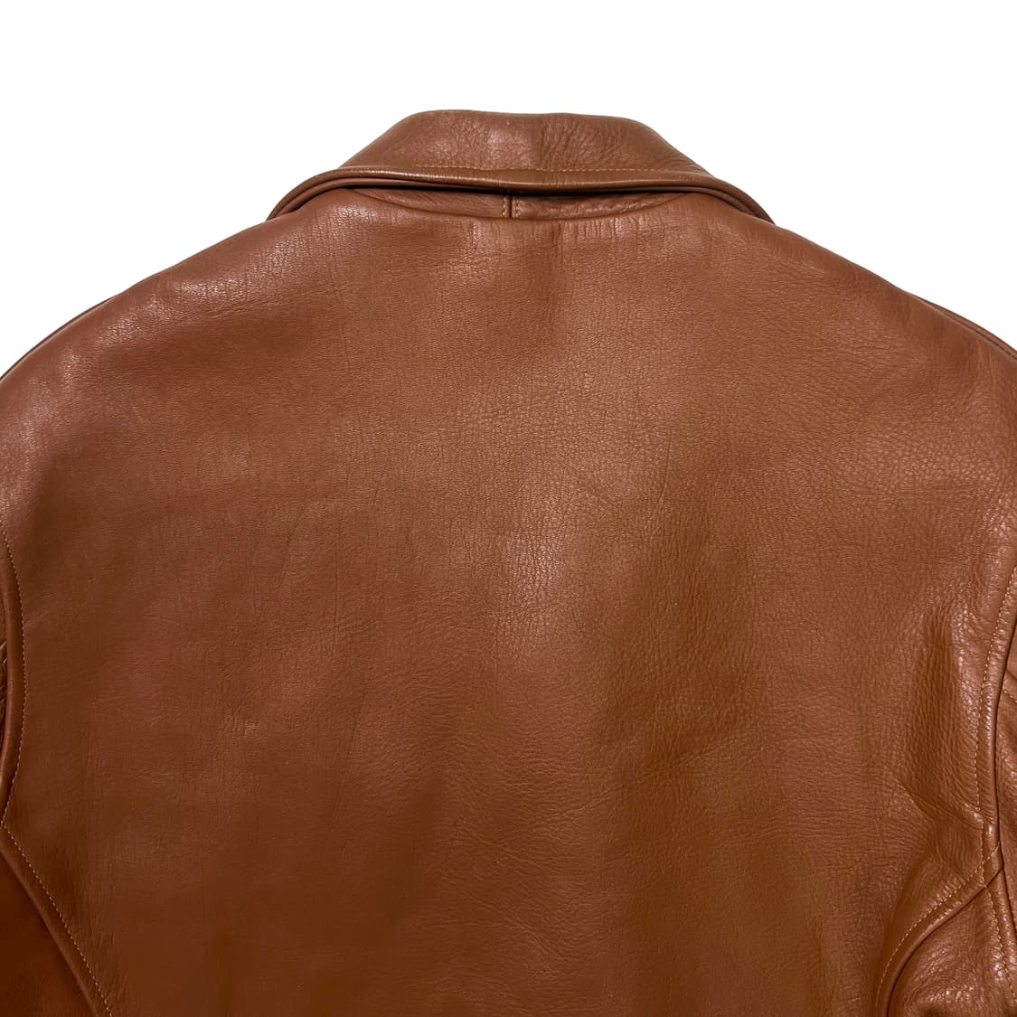 웨어하우스 레더 스포츠 자켓 브라운 (L) 상품이미지7