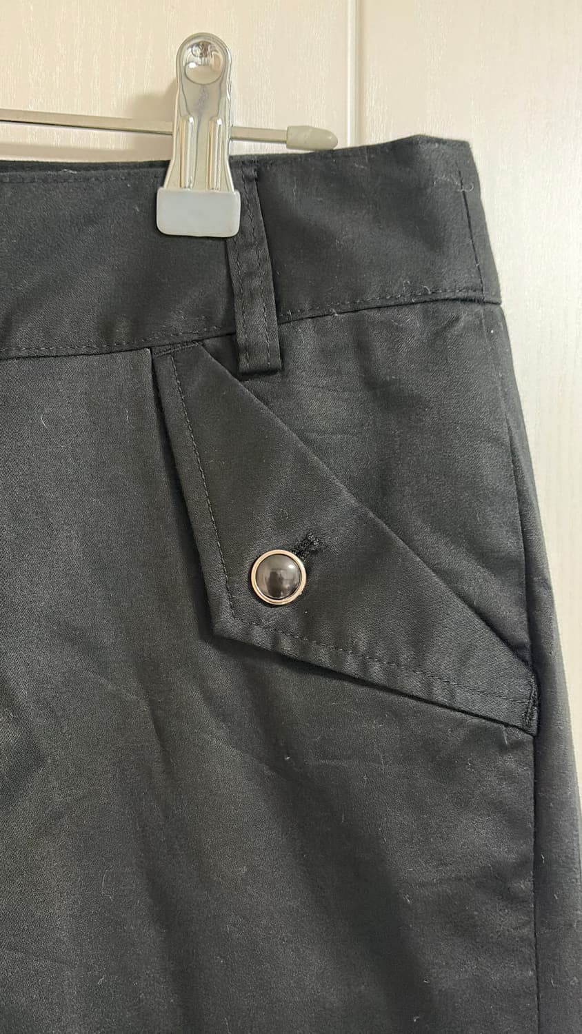  일본편집샵 GARCON 블랙 7부 카프리팬츠26 상품이미지4