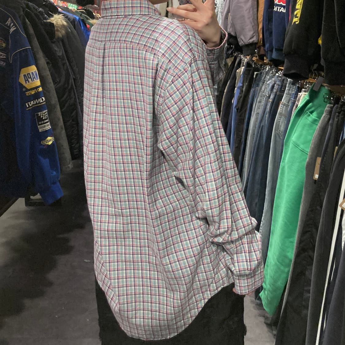 [IM]폴로 랄프로렌 타탄 체크 셔츠 블루 상품이미지6