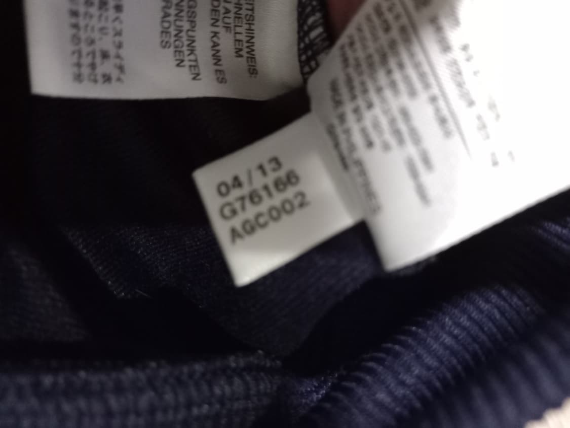 아디다스 파이어버드 네이비 트랙탑 저지 져지집업 90/S 상품이미지5