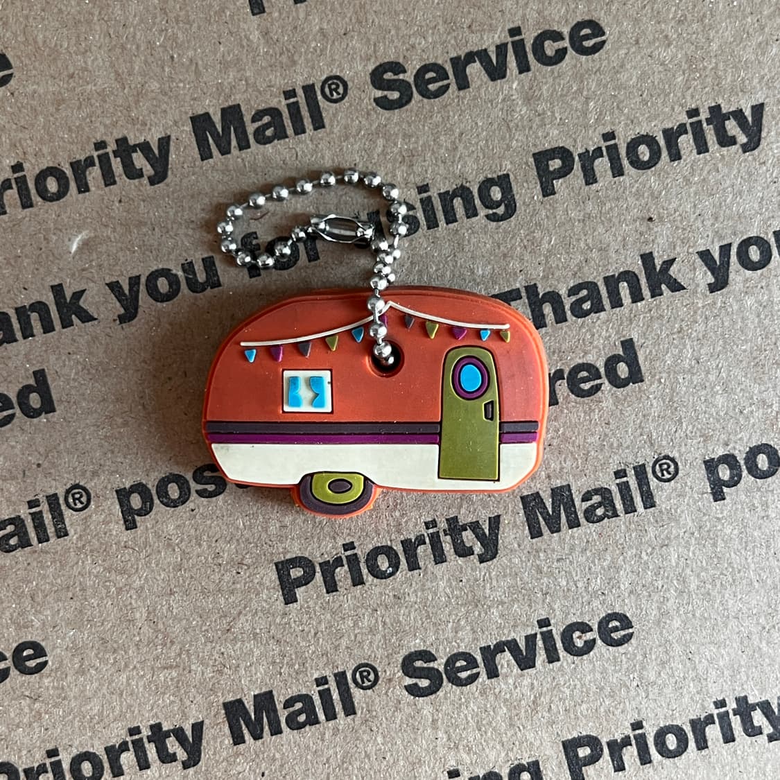 90s vtg Retro Trailer Keyring 상품이미지1