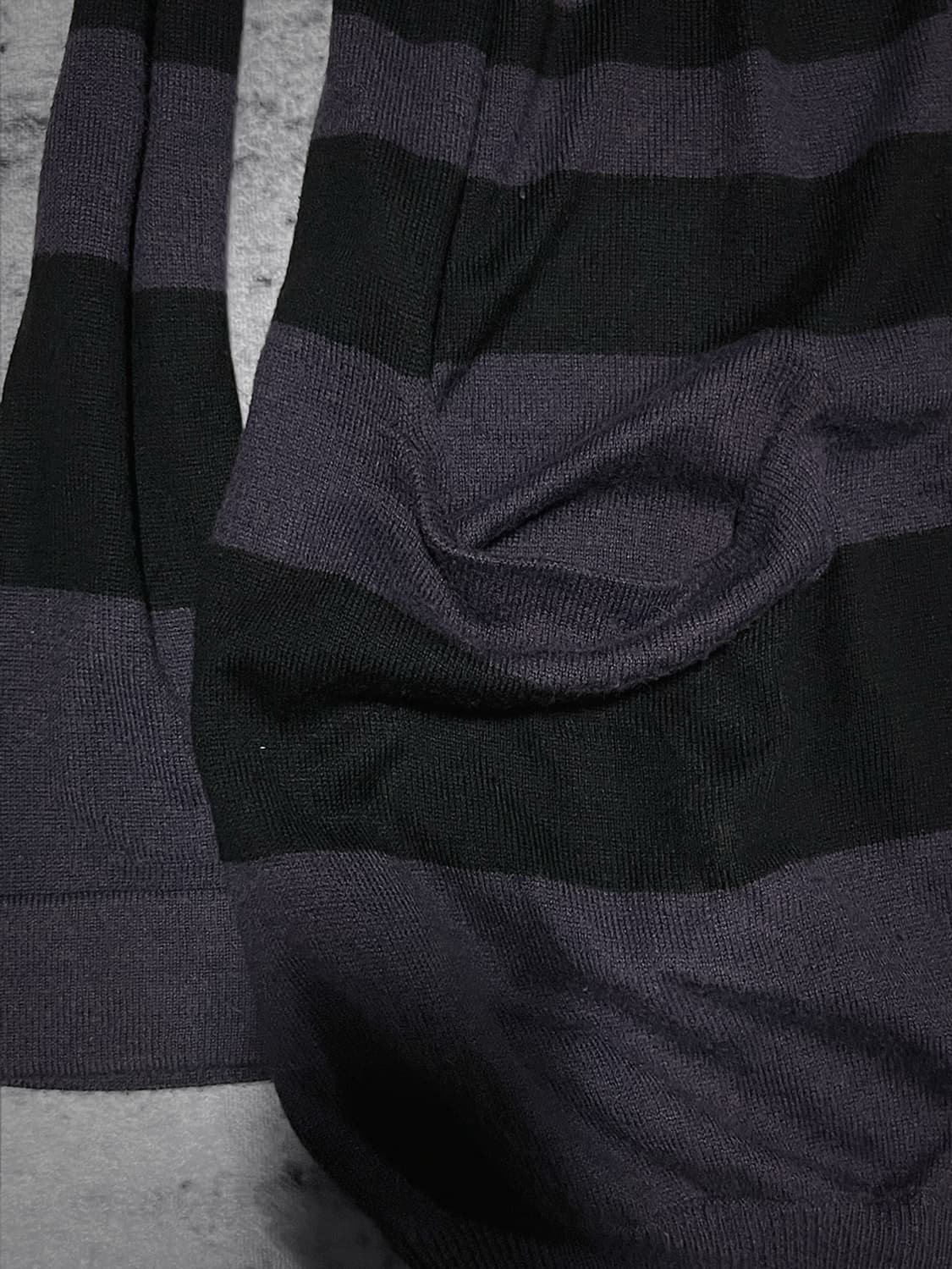 (moussy) 00s punk striped cardigan  상품이미지4