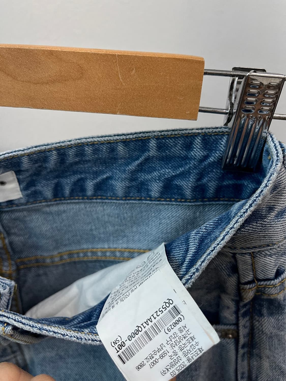 여) aeae 25ss 디스 와이드진  상품이미지10