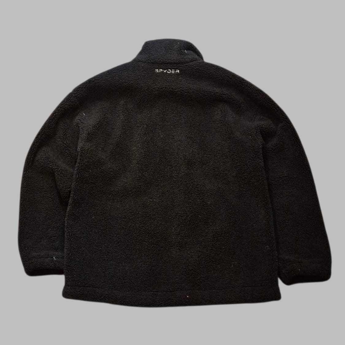 L 스파이더 블랙 후리스 집업자켓 상품이미지2