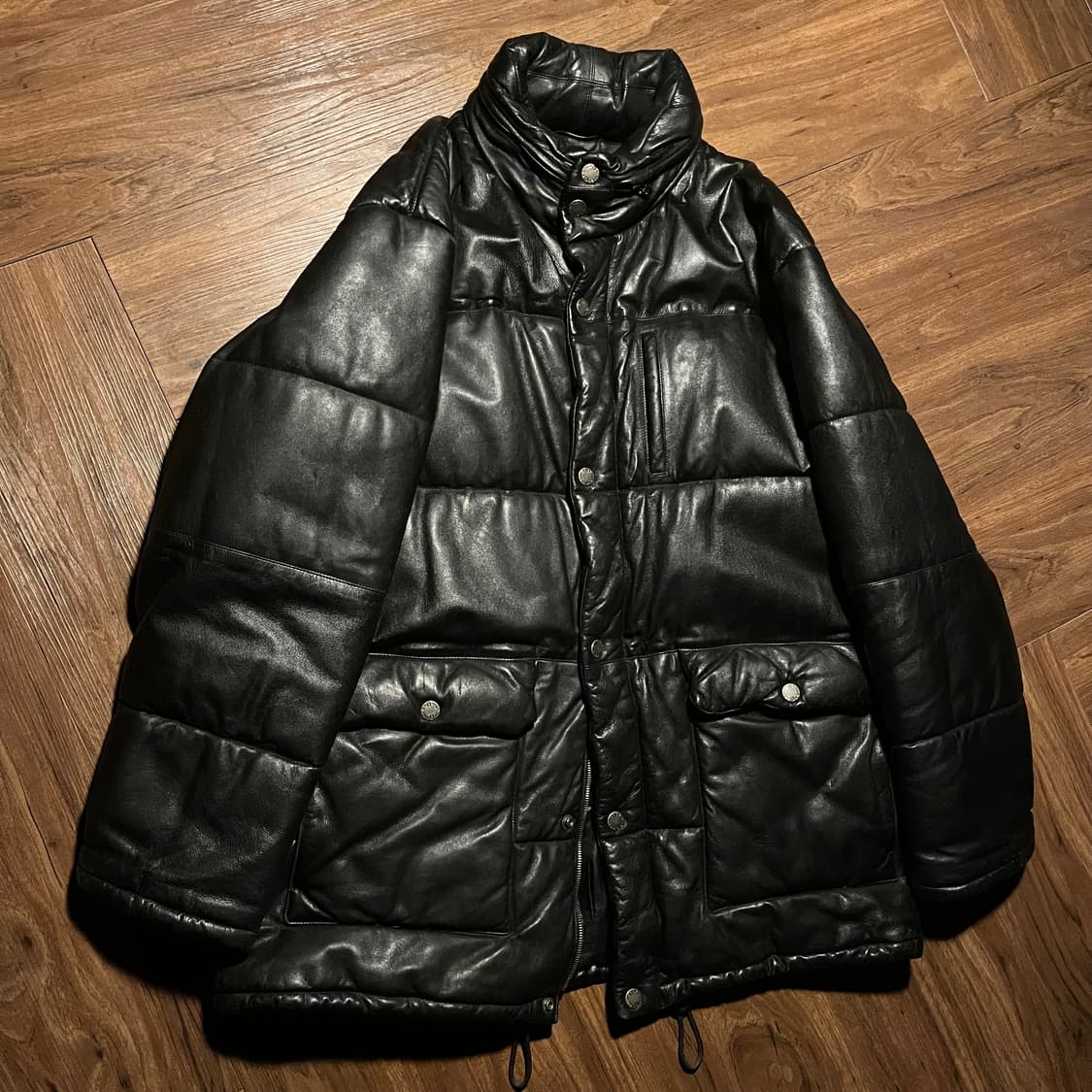 AIGNER LAMB LEATHER PADDED COAT 상품이미지1