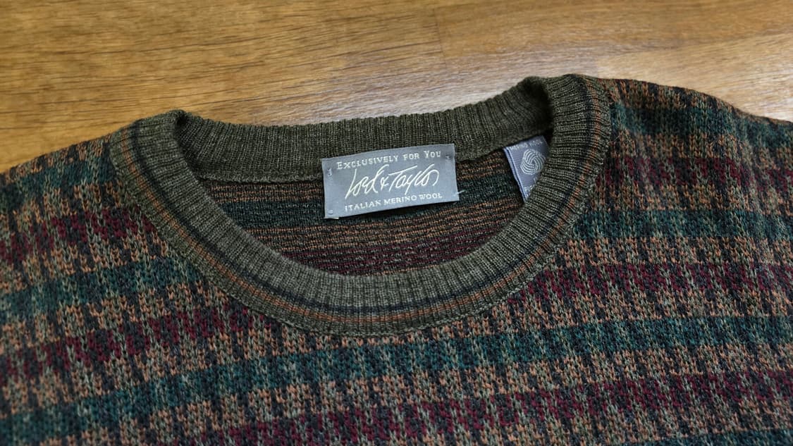 이태리 니트 메리노 울 100% Made In Italy 상품이미지3