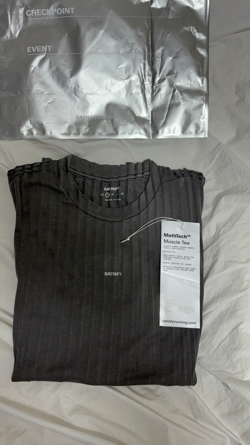 Satisfy Auralite Pleated T-Shirt Mineral 상품이미지2