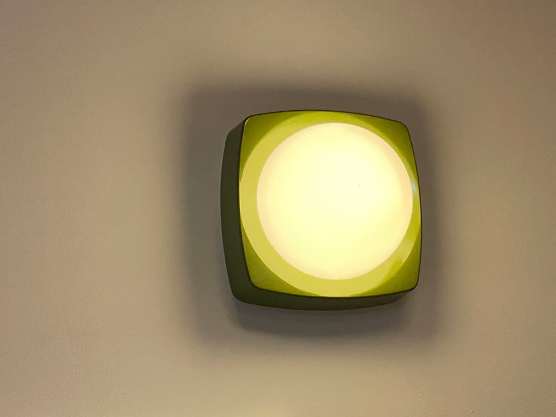 70년대 독일 빈티지 벽조명 HP leuchten 그린색상 상품이미지2