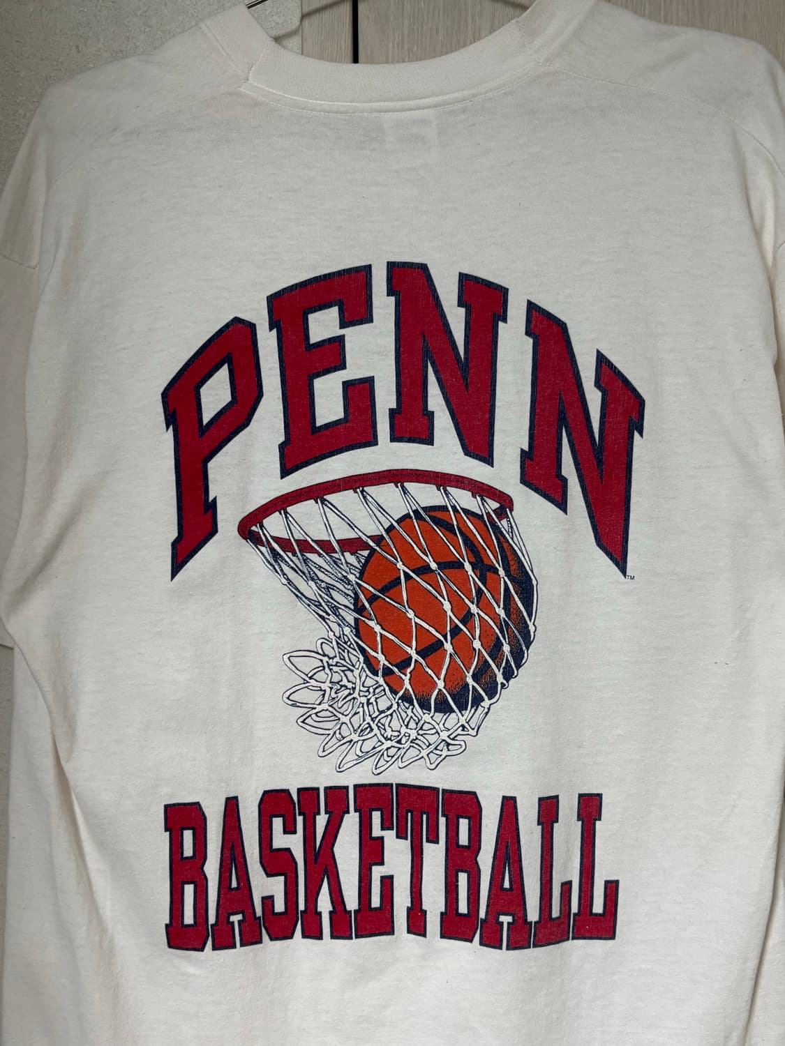 90s Fruit of the loom Penn Basketball T 상품이미지2