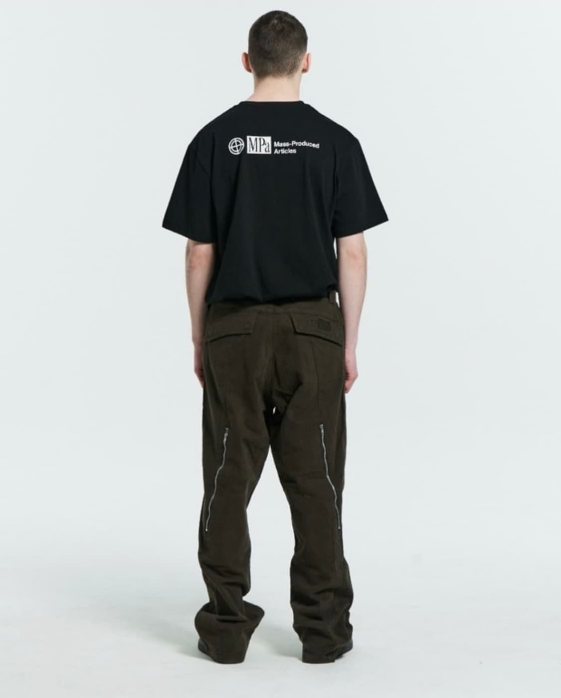 Plastic product wave zipper pants 상품이미지2