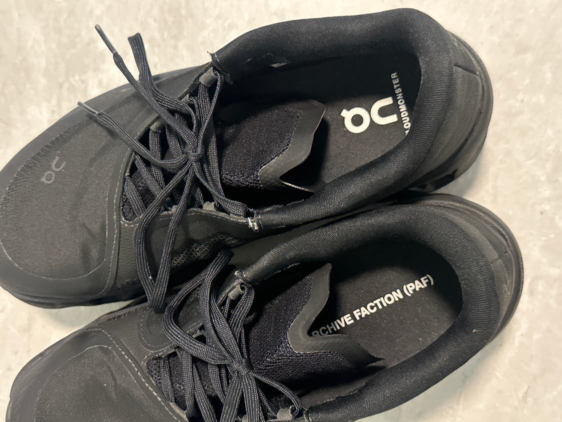 (W) 온 러닝 x 포스트 아카이브 팩션 (파프) 클라우드몬스터 2 블랙 상품이미지8