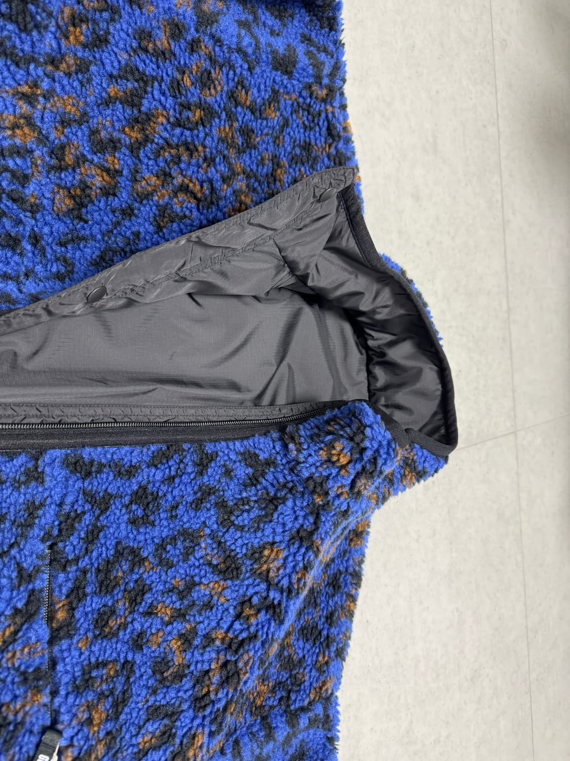 25FW 와코마리아 리버시블 레오파드 보아 플리스 자켓 XL사이즈 새상품 상품이미지6