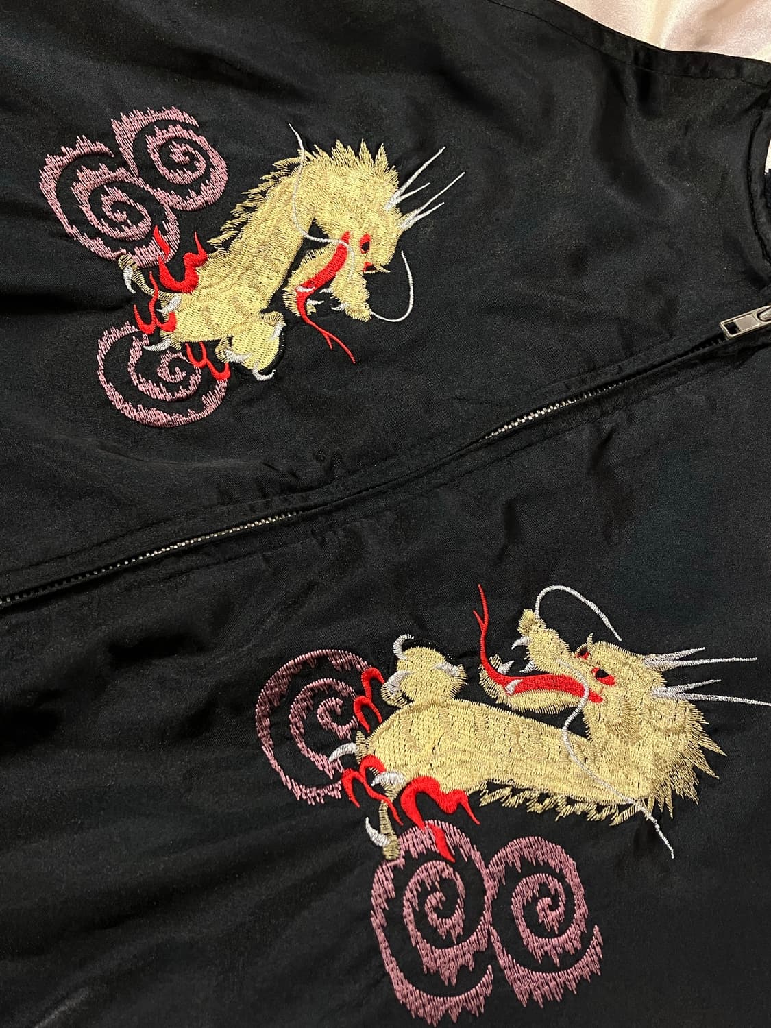 재팬스타일 올드스쿨 오리지널 자수 스카잔 블랙 M 상품이미지4