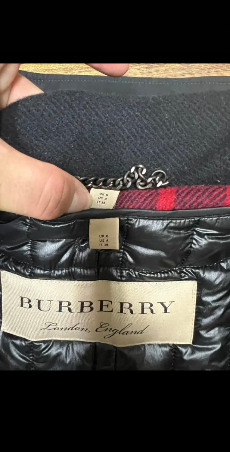 버버리 타탄체크 더플코트 상품이미지3