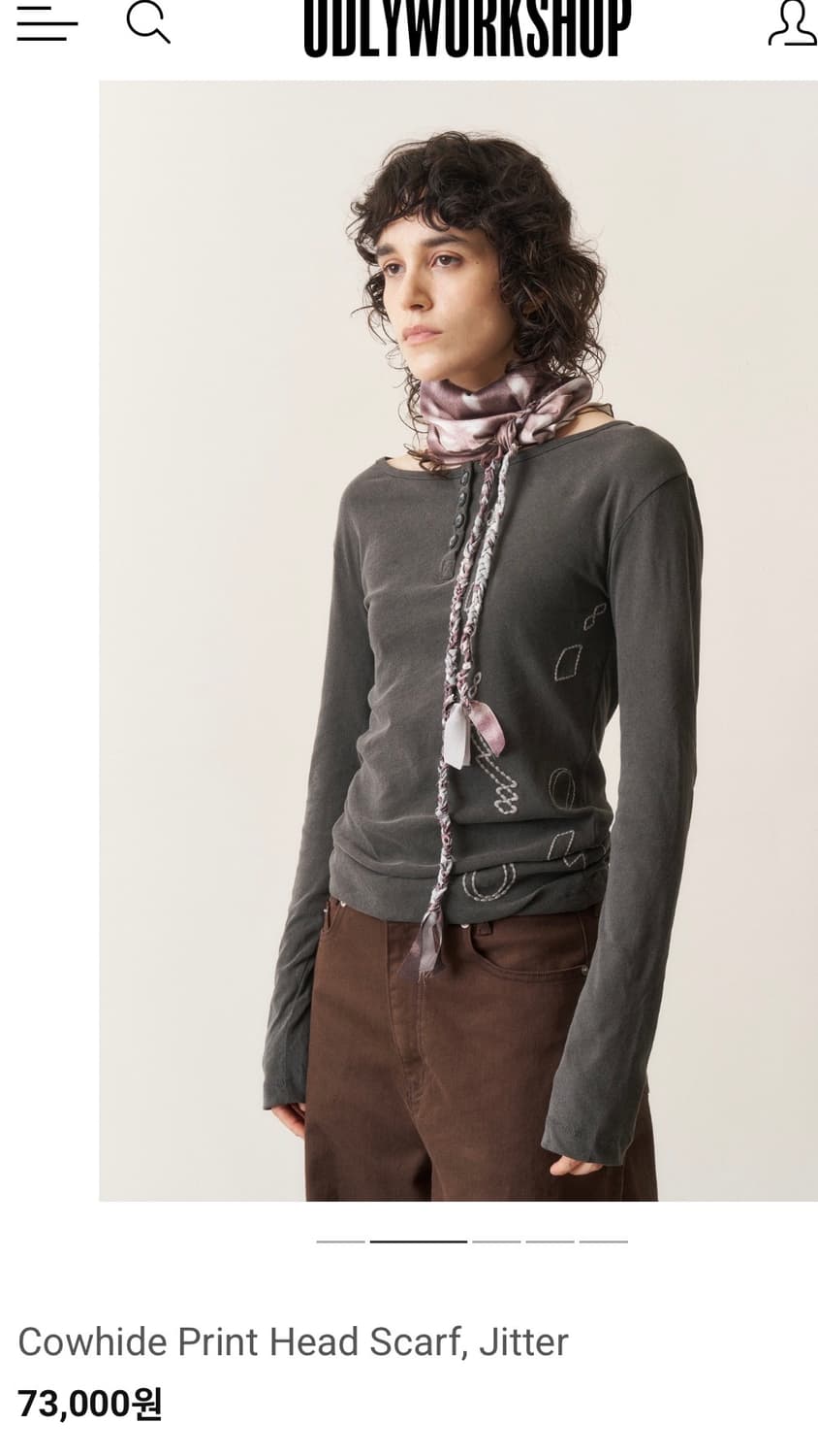 오들리워크샵스카프 상품이미지1