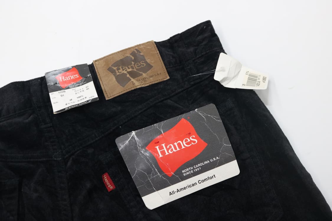 Hanes 헤인즈 빈티지 블랙 코듀로이 팬츠 (32) 상품이미지9