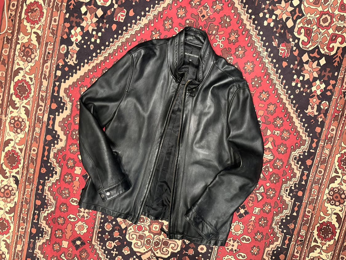 ( XL ) 바이커가죽 라이더자켓 바이커자켓 양가죽 빈티지가죽 상품이미지6