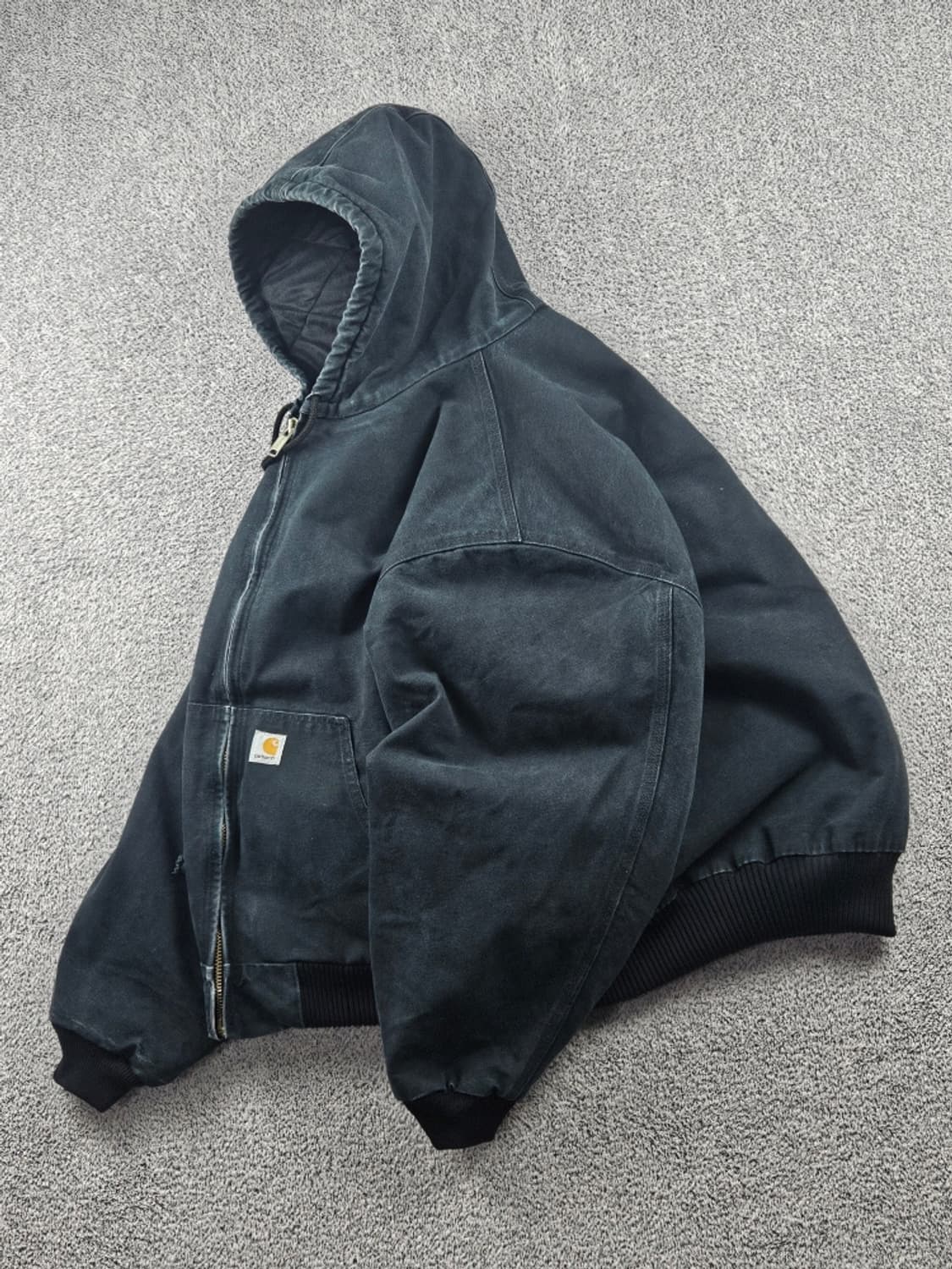 칼하트 J140 덕 캔버스 후드 액티브 워크 자켓 (4XL)/ 10788 상품이미지3