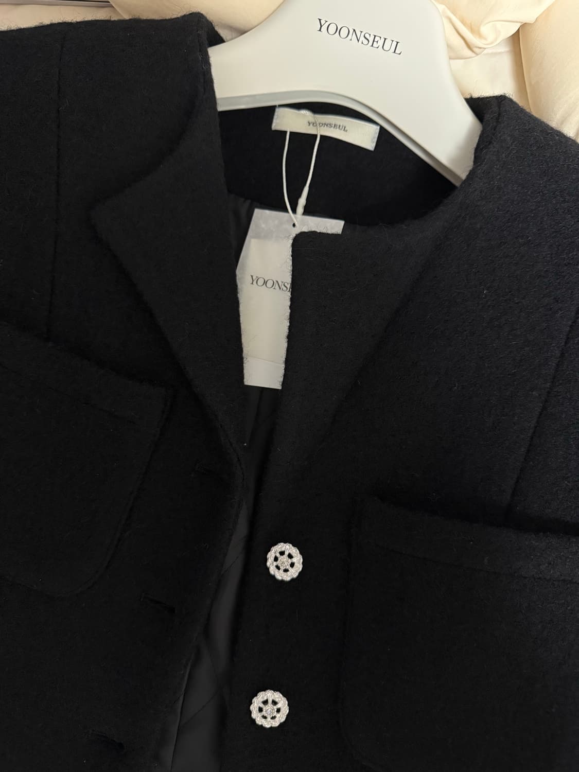 새상품) 윤슬샵 tailored tweed ops jk 상품이미지4