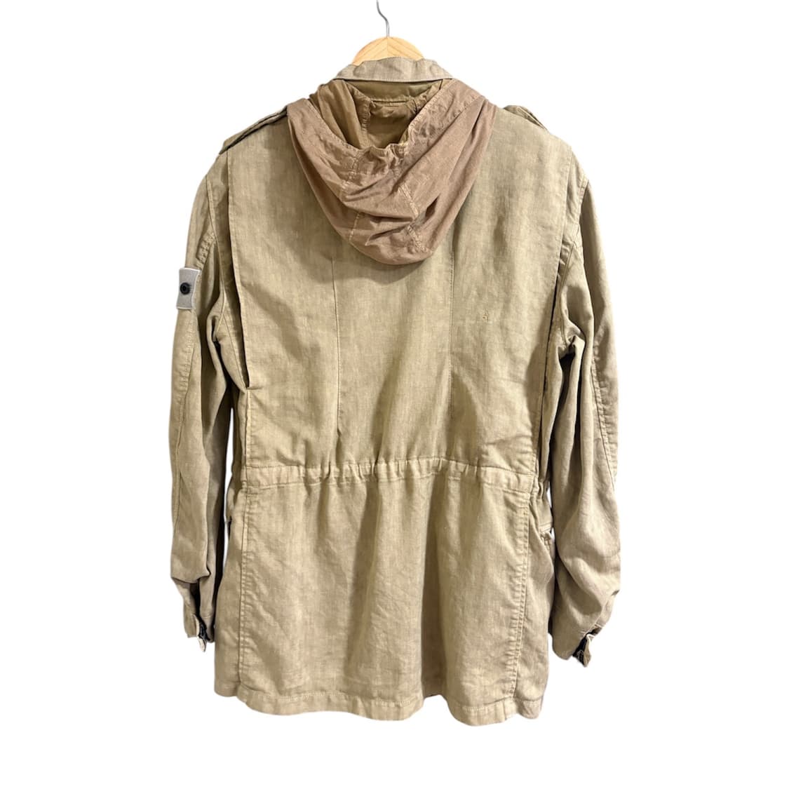 Stone Island 09SS Linen 필드 자켓 화이트 와펜 상품이미지3