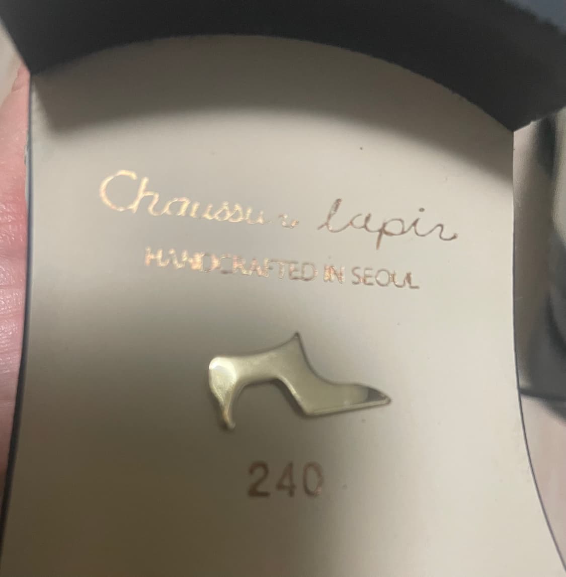 흰검 가죽 수제화 로퍼 240사이즈 상품이미지4