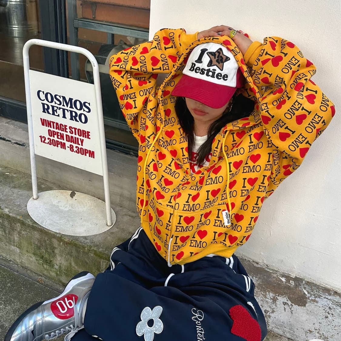 I ❤️emo 후드티 상품이미지2