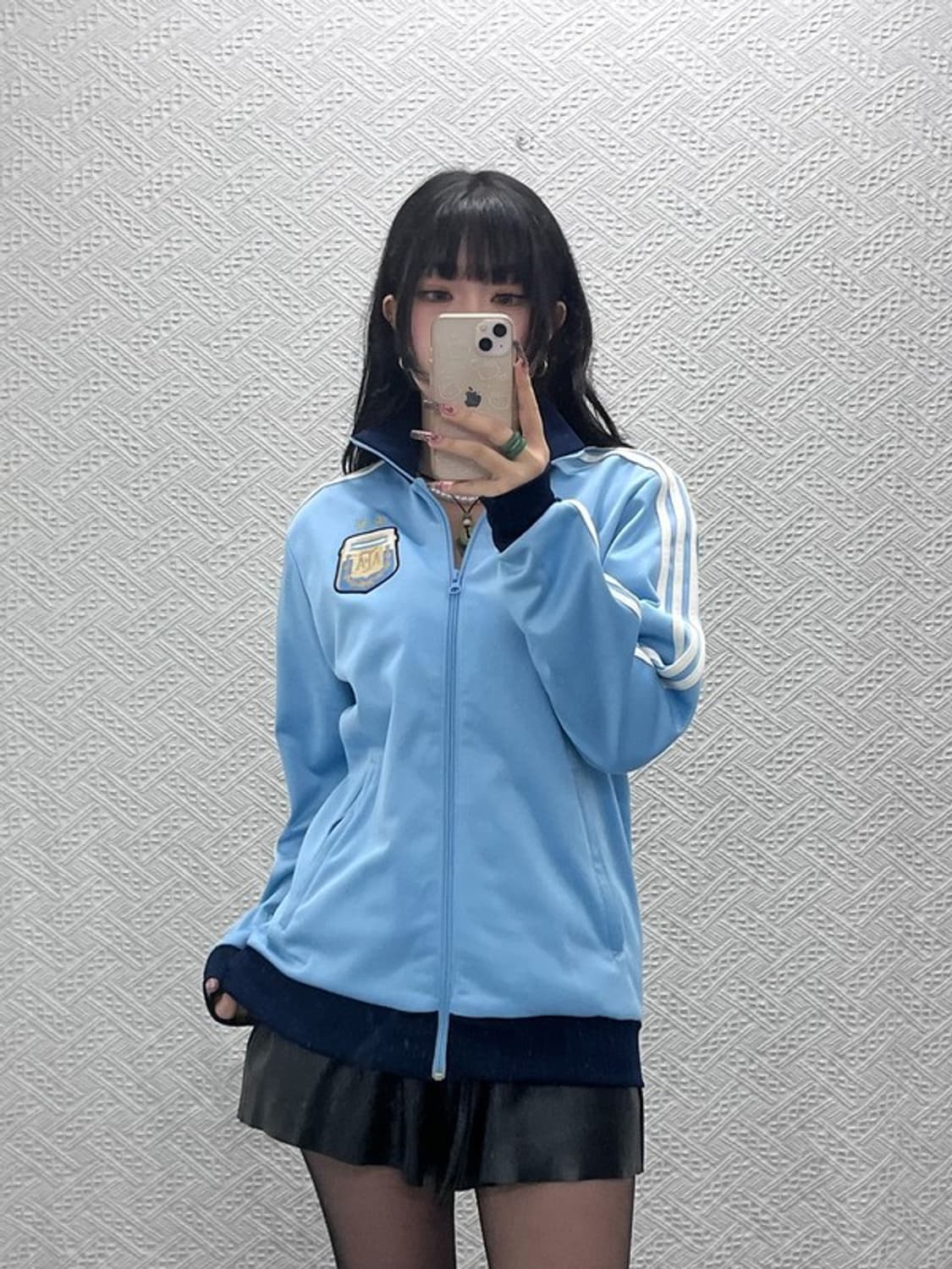 아디다스 희귀 아르헨티나 메시 유니폼 져지 집업 100 C11638 상품이미지1
