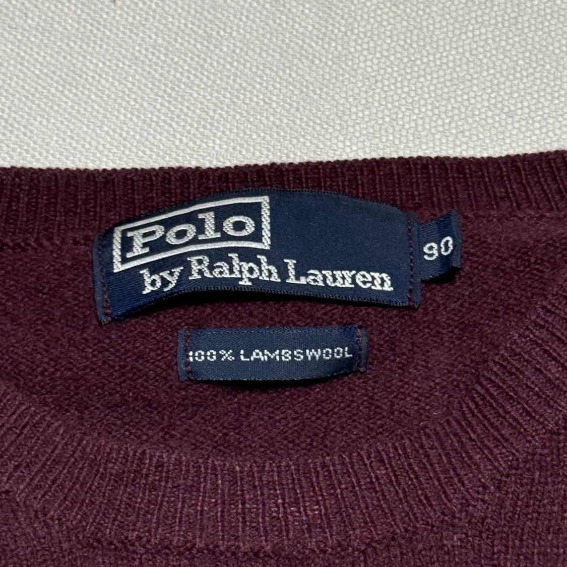 90 폴로랄프로렌 램스울 니트 상품이미지4