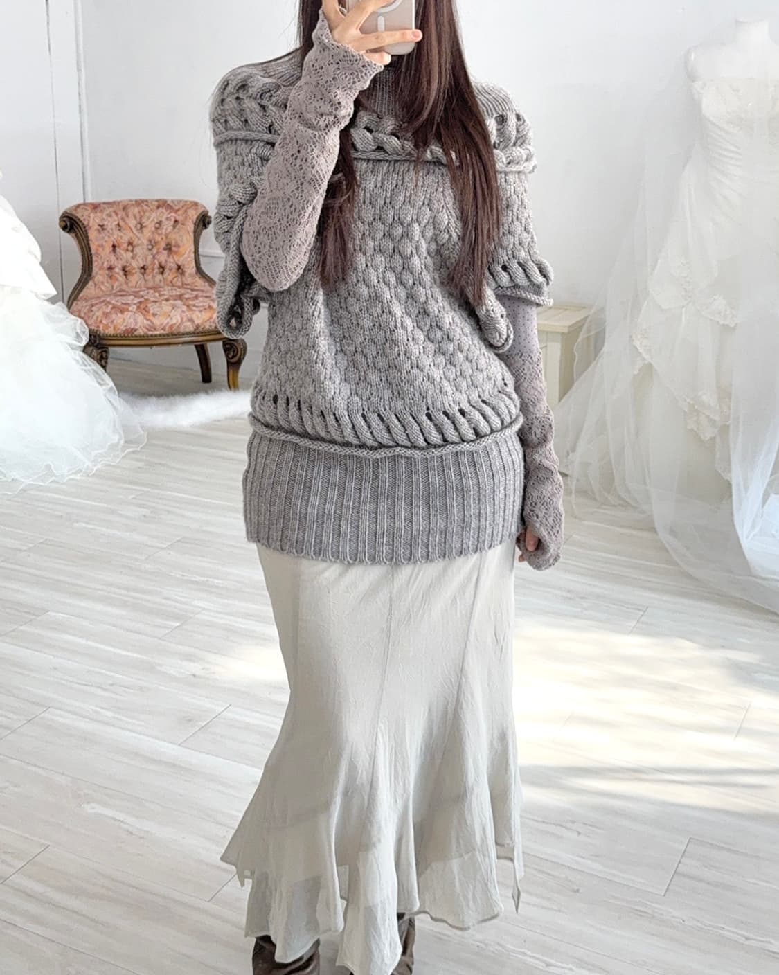 Cosy Mute half knit  상품이미지8