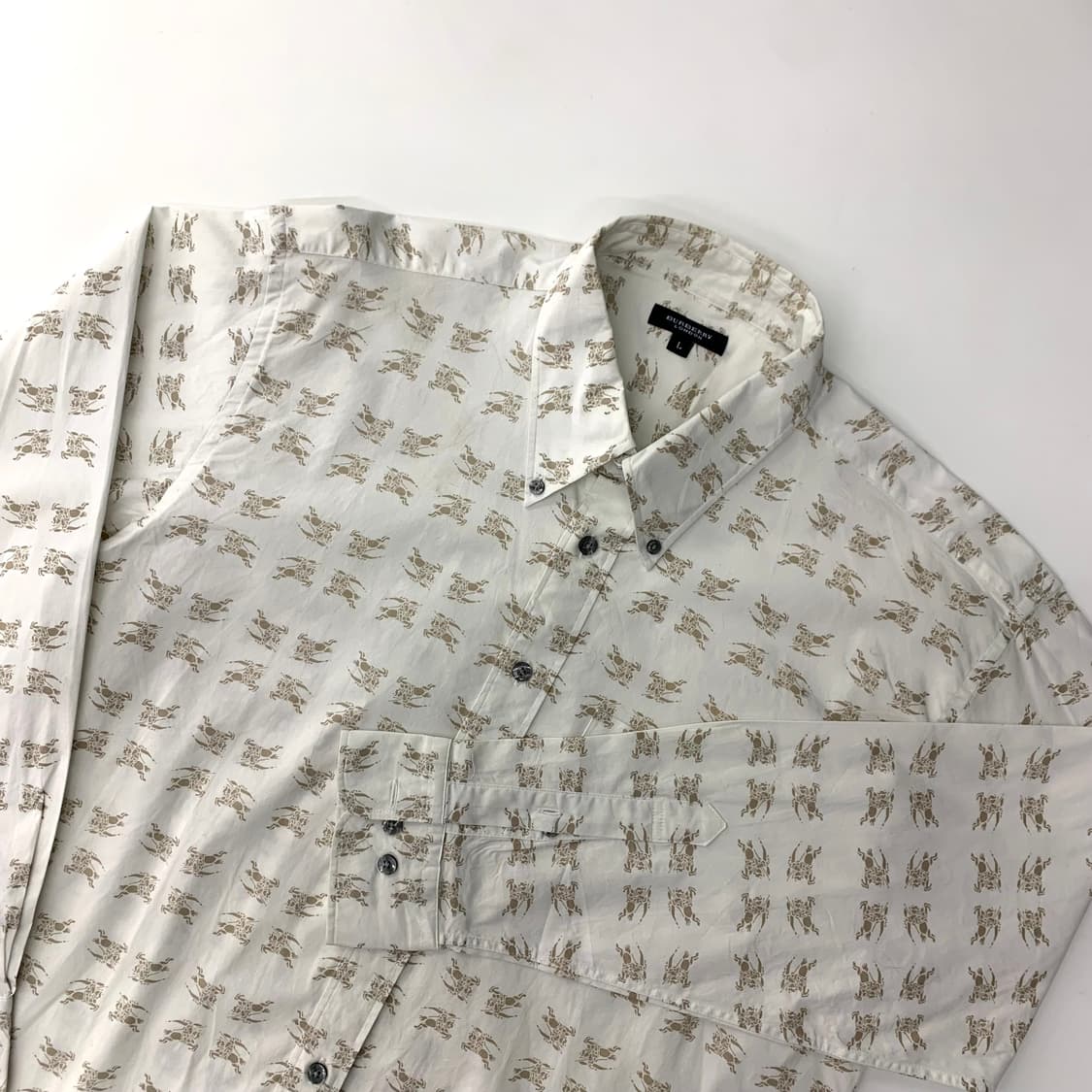 Burberry 버버리 로고 패턴 셔츠 상품이미지2