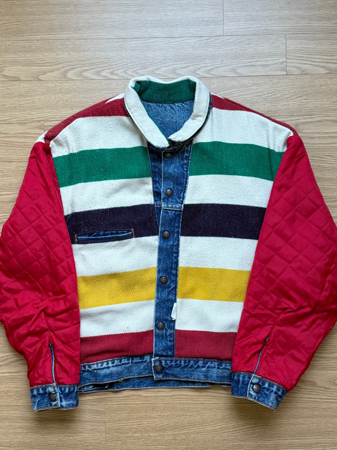 90s USA 리바이스 허드슨베이 데님자켓 상품이미지1