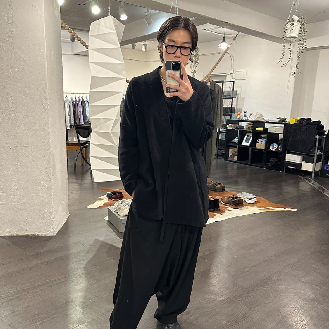 요지야마모토 오버사이즈 랩 자켓 상품이미지4