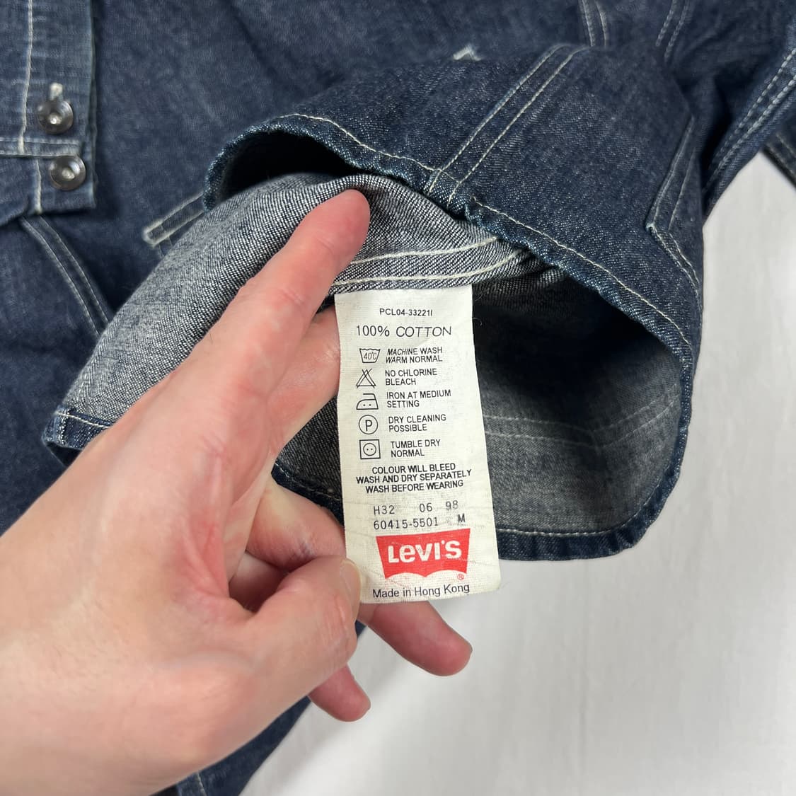 리바이스 levis 실버탭 풀오버 워크데님 셔츠 자켓 상품이미지8