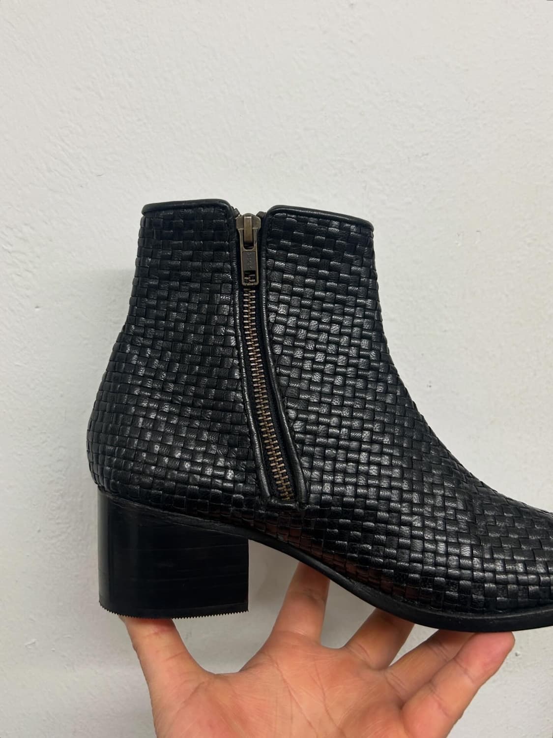 St. Agni 세인트아그니 우븐 레더 부츠 230 상품이미지5