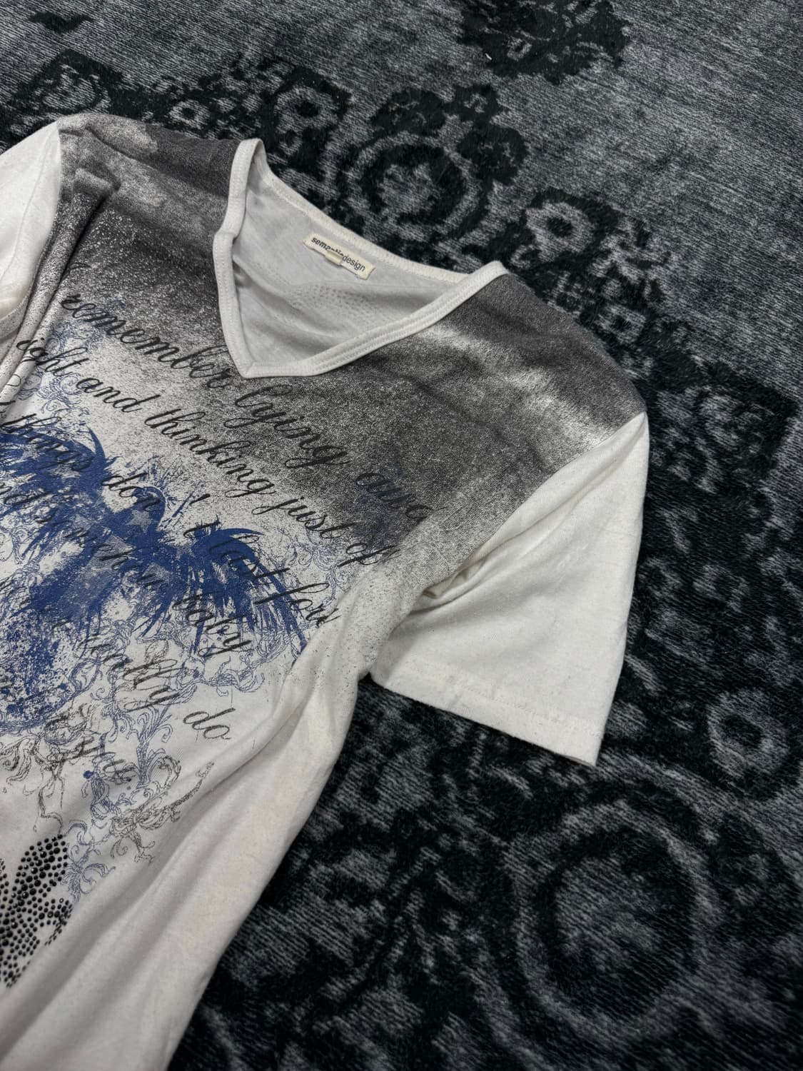 Semantic design 00s vkei printing top 상품이미지3
