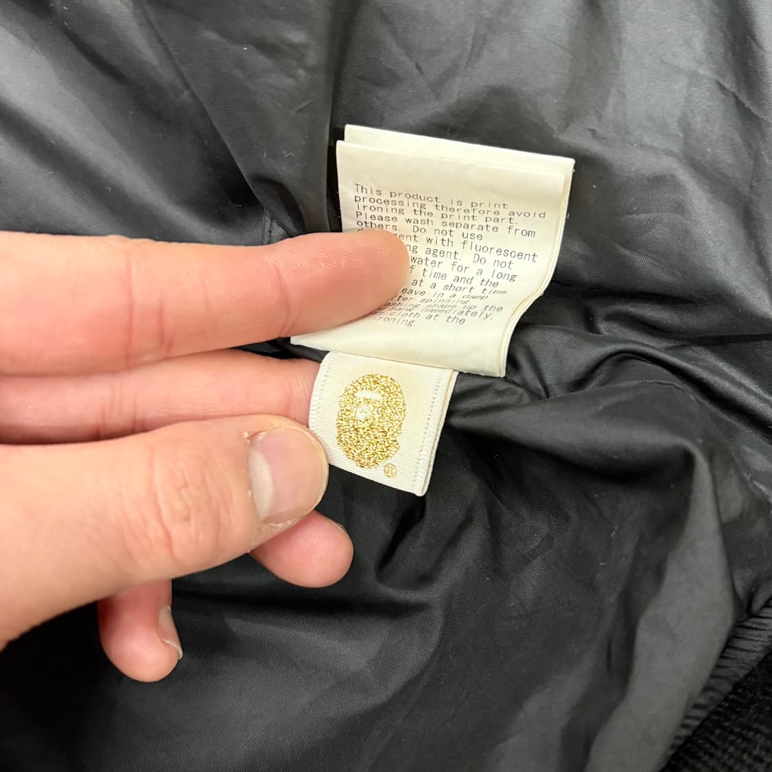 (L) 베이프 MA-1 나일론 항공 점퍼 자켓 상품이미지9