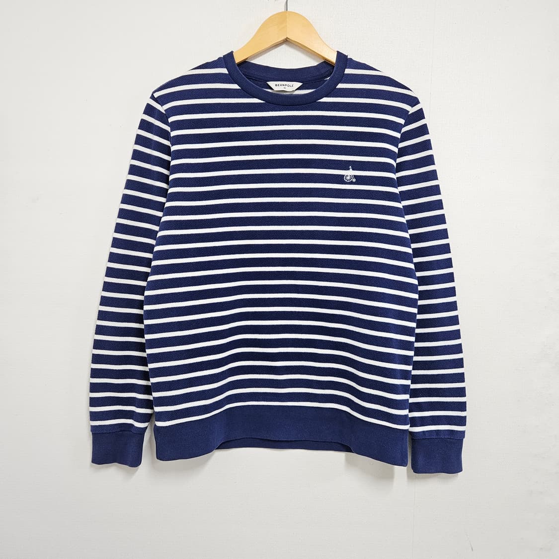 95 빈폴 블루 스트라이프 와플 티셔츠 상품이미지1