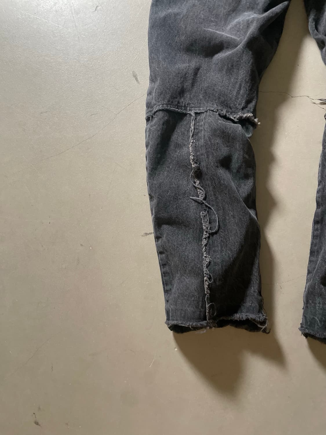 KZ ATELIER Reconstructed Black Denim  상품이미지5