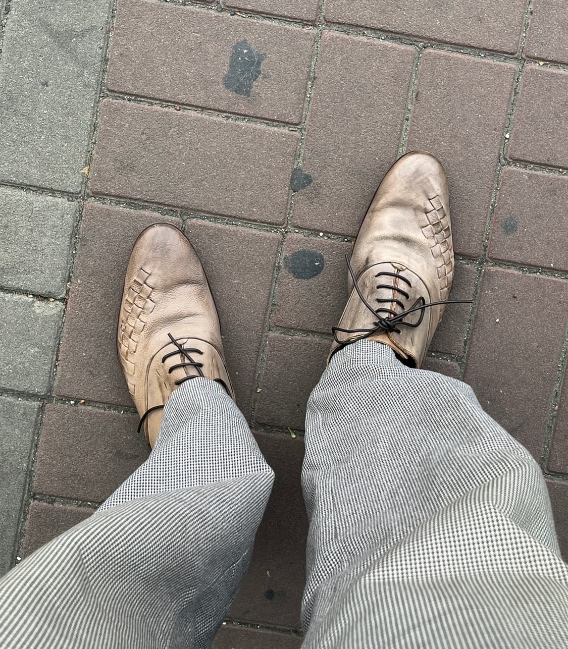 알프레도 바니스터 인트레치아토 디테일 더비슈즈 41 상품이미지7