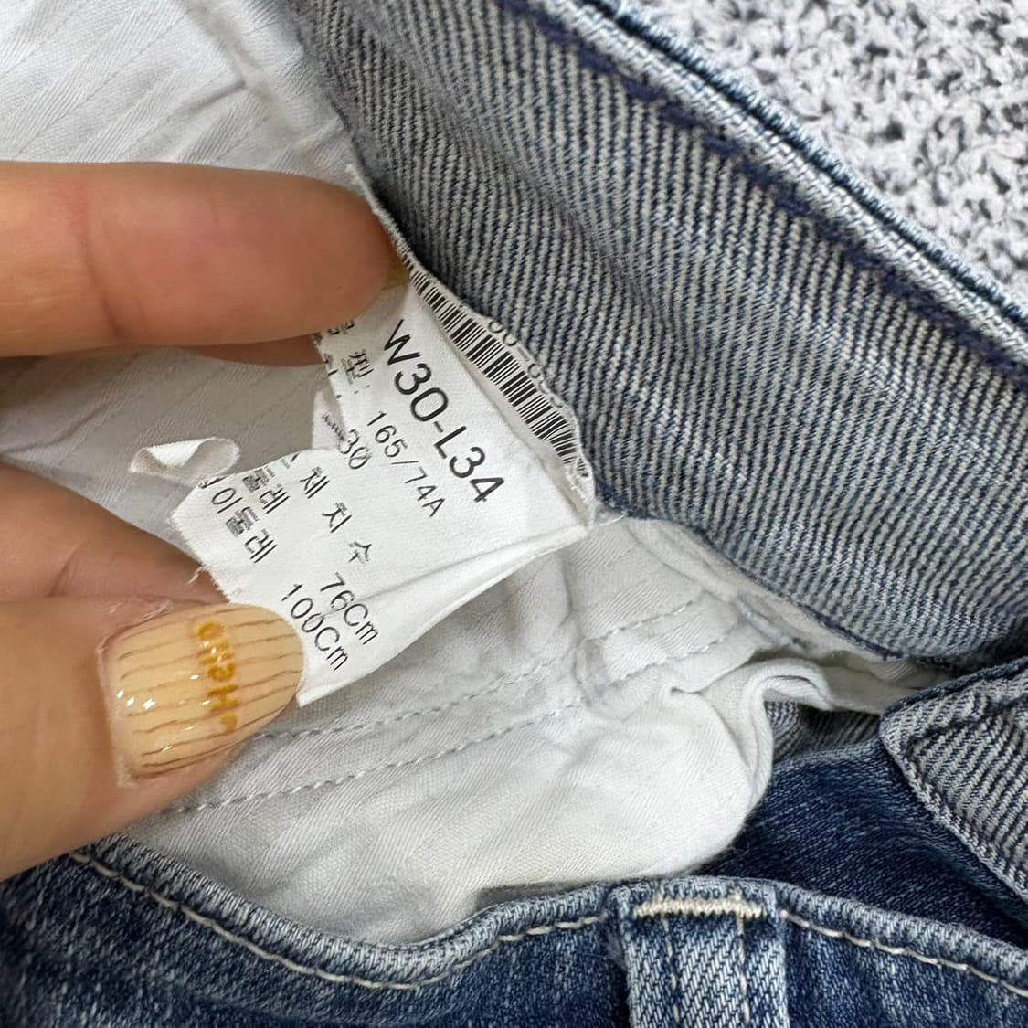 W30 캘빈클라인 데님 바지(기장확인) 0406J 상품이미지4