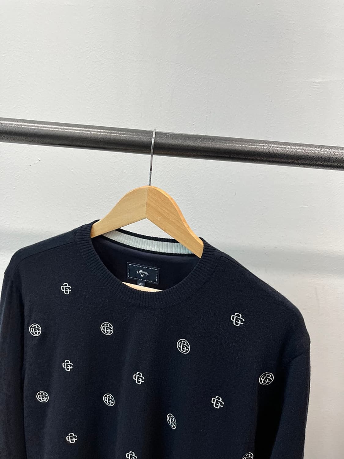 105) 캘러웨이 자수 방풍니트  상품이미지3