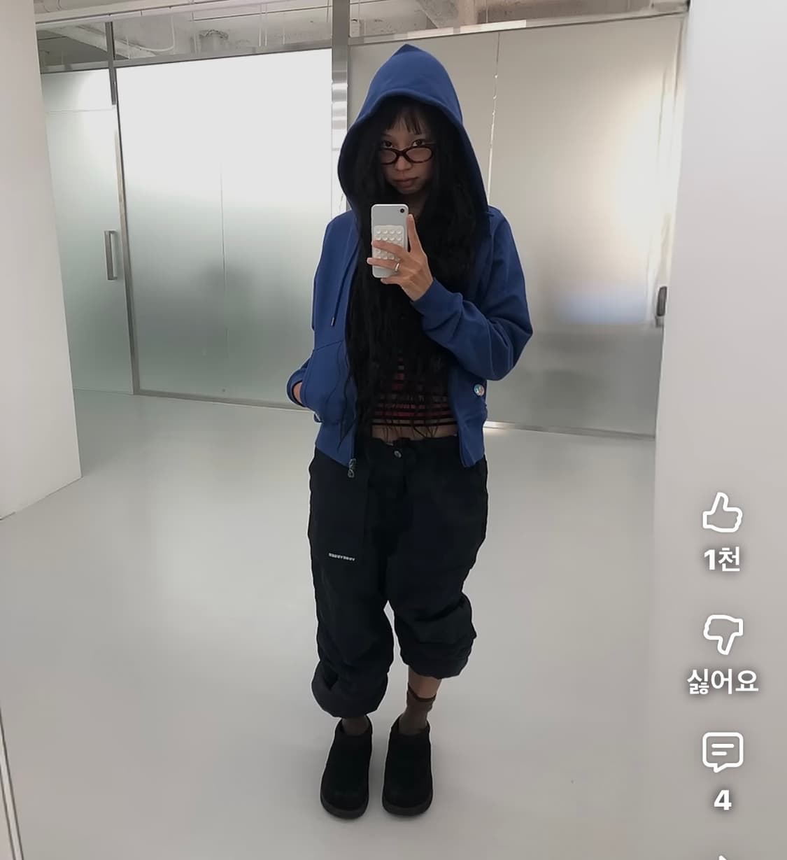 코이세이오 038 후드집업 블루 상품이미지2