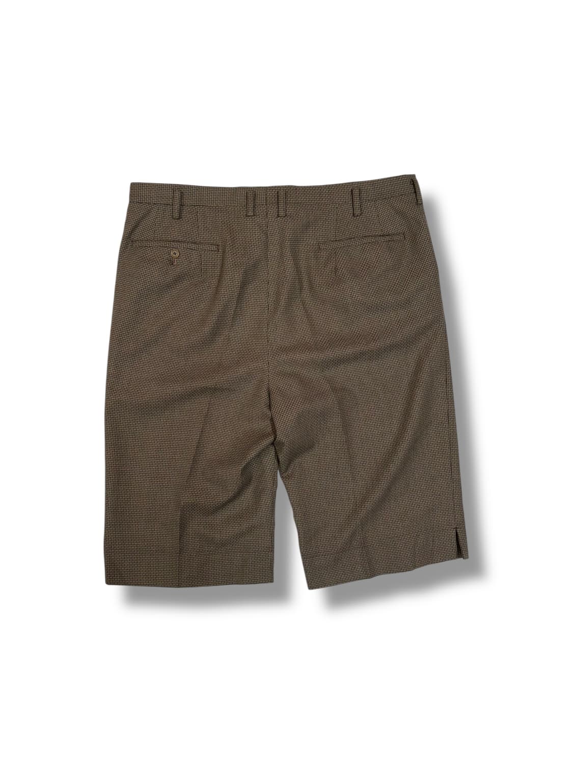 일본 빈티지 브라운 하운드투스 7부 체크 팬츠 (38)  상품이미지4