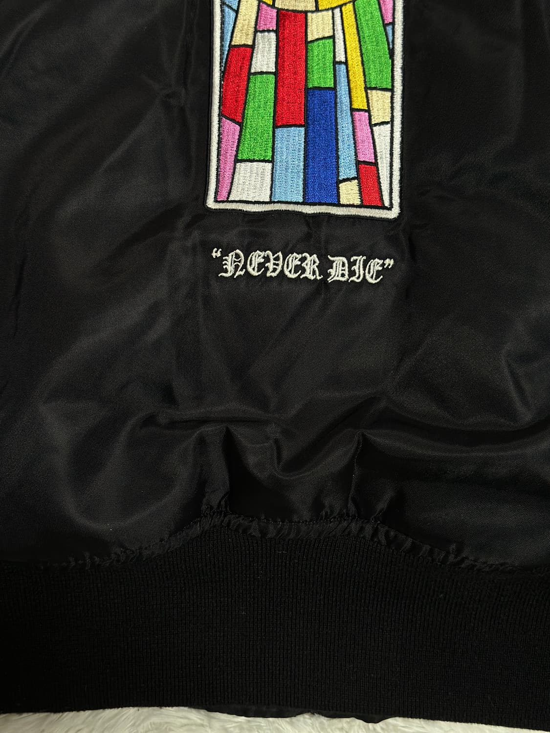 FEEL ENUFF 블랙 봄버 자켓 L 상품이미지8