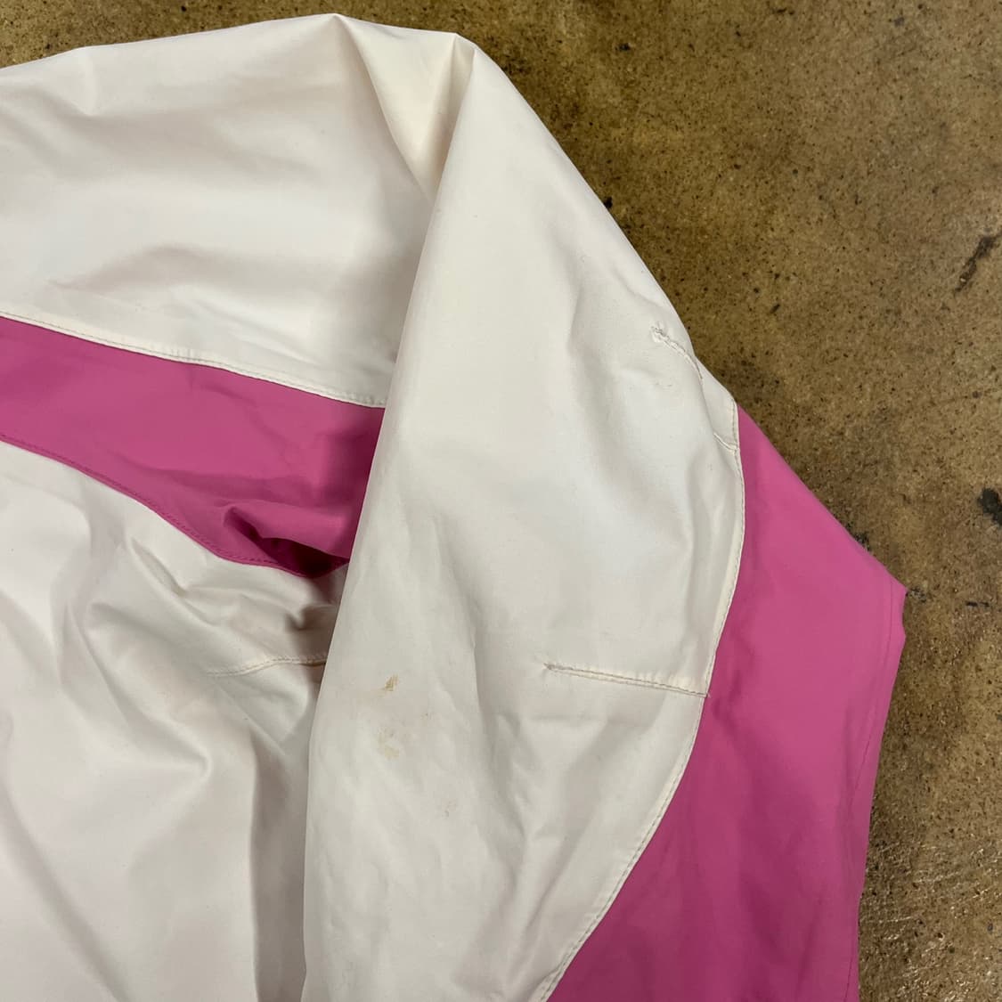 [정품/L] 노스페이스 화이트 핑크 바람막이 후드 자켓 b18 상품이미지9
