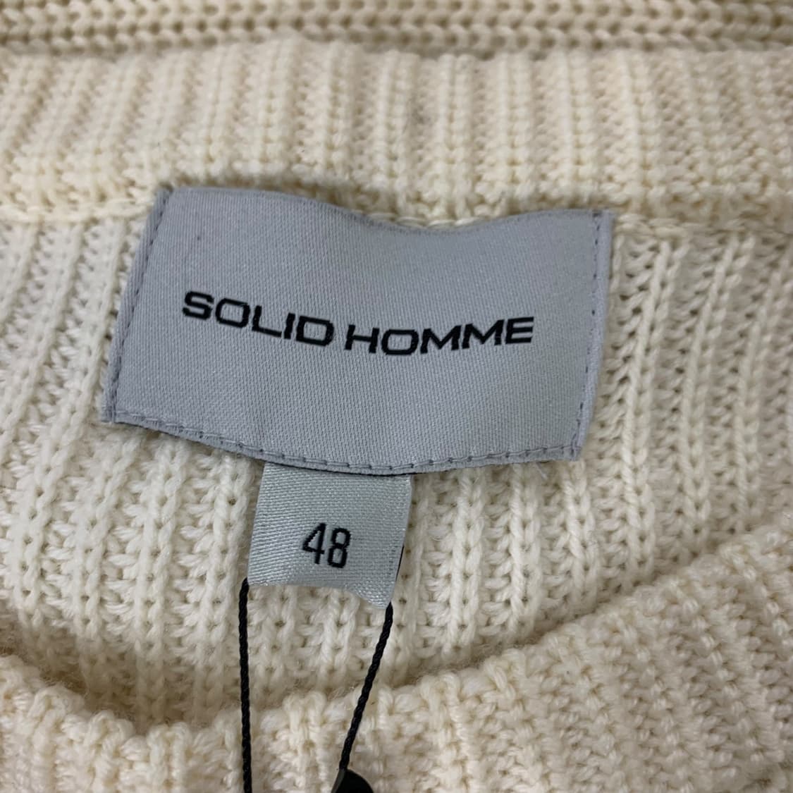 솔리드옴므 그래픽 니트 상품이미지5