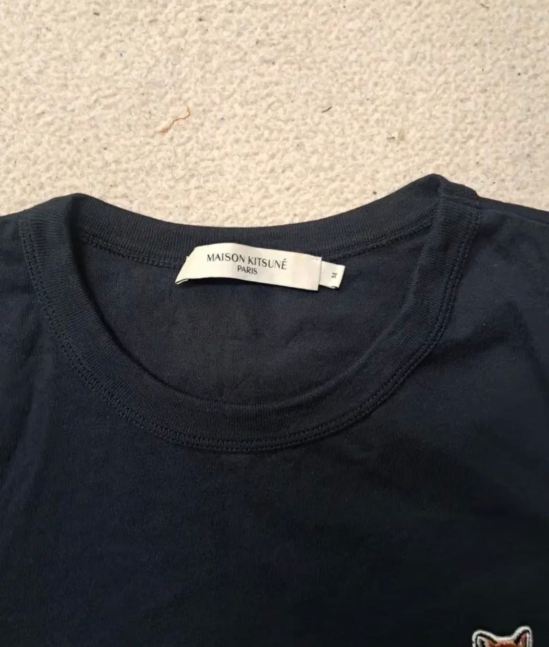 메종키츠네 네이비 반팔 상품이미지2